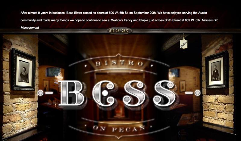 Sandra Bullock Restaurant Closes Bess Austin