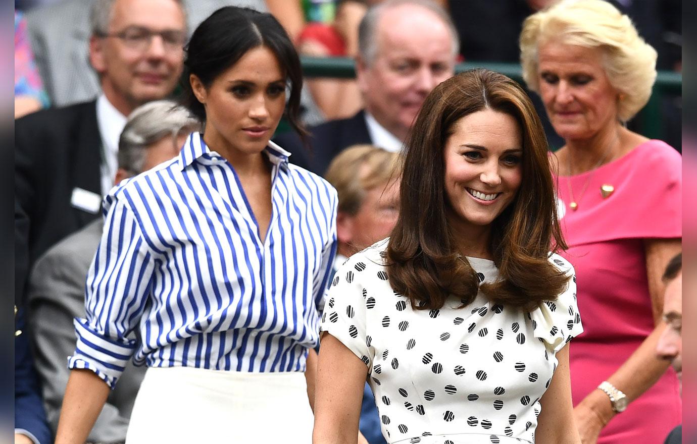 Meghan Markle And Kate Middleton First Solo Appearance Together Wimbledon