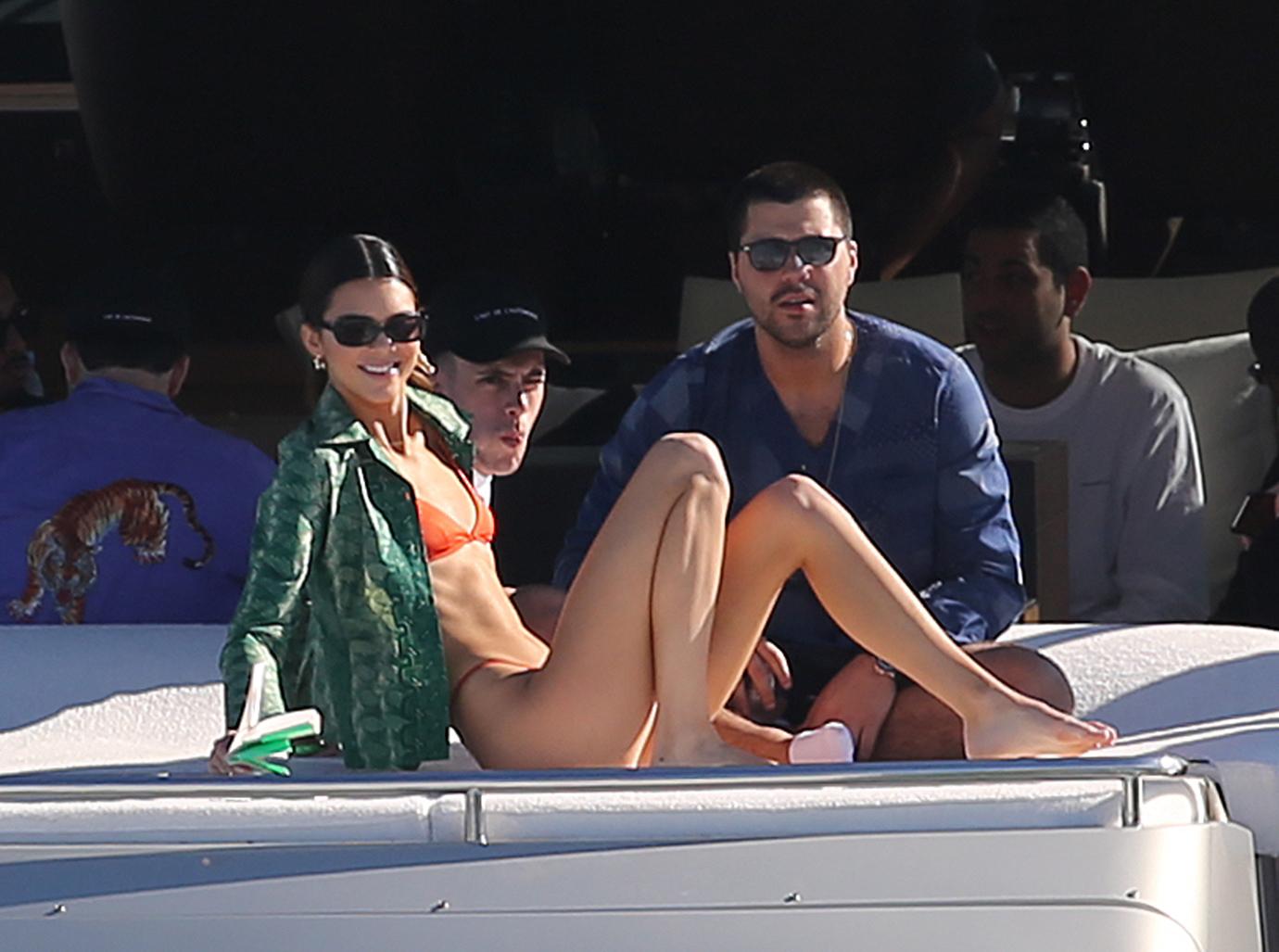 Kendall Jenner Rocks Hot Pink Bikini In Miami