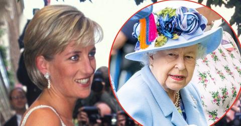 Photo of Princess Diana and Queen Elizabeth II