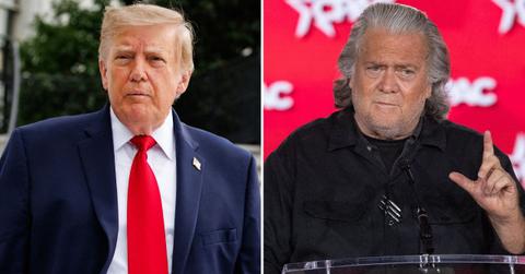 Photo of Donald Trump, Steve Bannon