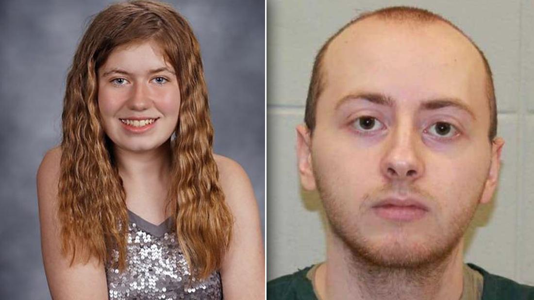 Jayme Closs Yearbook Photo Smiling and Mugshot of Jake Patterson