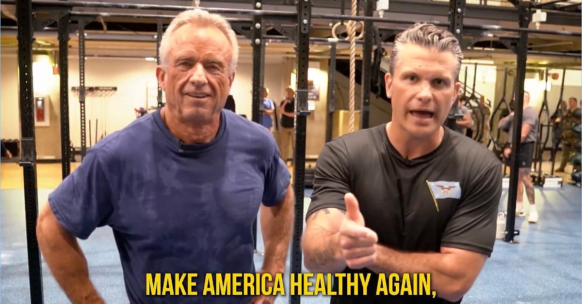 Photo of Robert F. Kennedy Jr., Pete Hegseth 