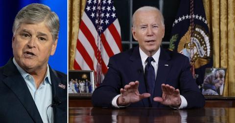 sean hannity joe biden disjointed speech aid israel ukraine