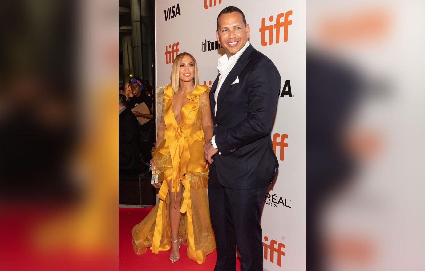 Jennifer Lopez And Alex Rodriguez Attend The "Hustlers" premiere