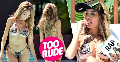 Farrah Abraham Shows Off New Butt Injections In Skimpy Swimwear