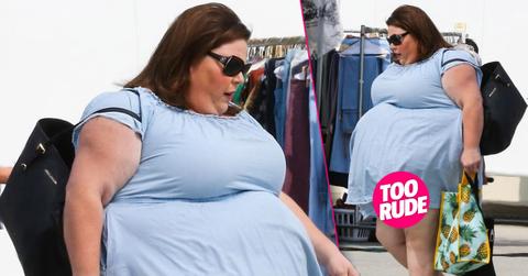 Chrissy Metz short dress underwear