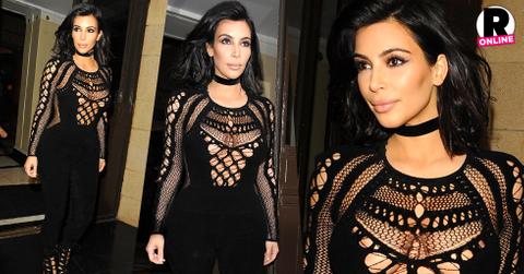 Kim Kardashian Mesh shirt