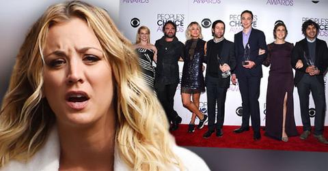kaley cuoco divorce boyfriend big bang theory set drama