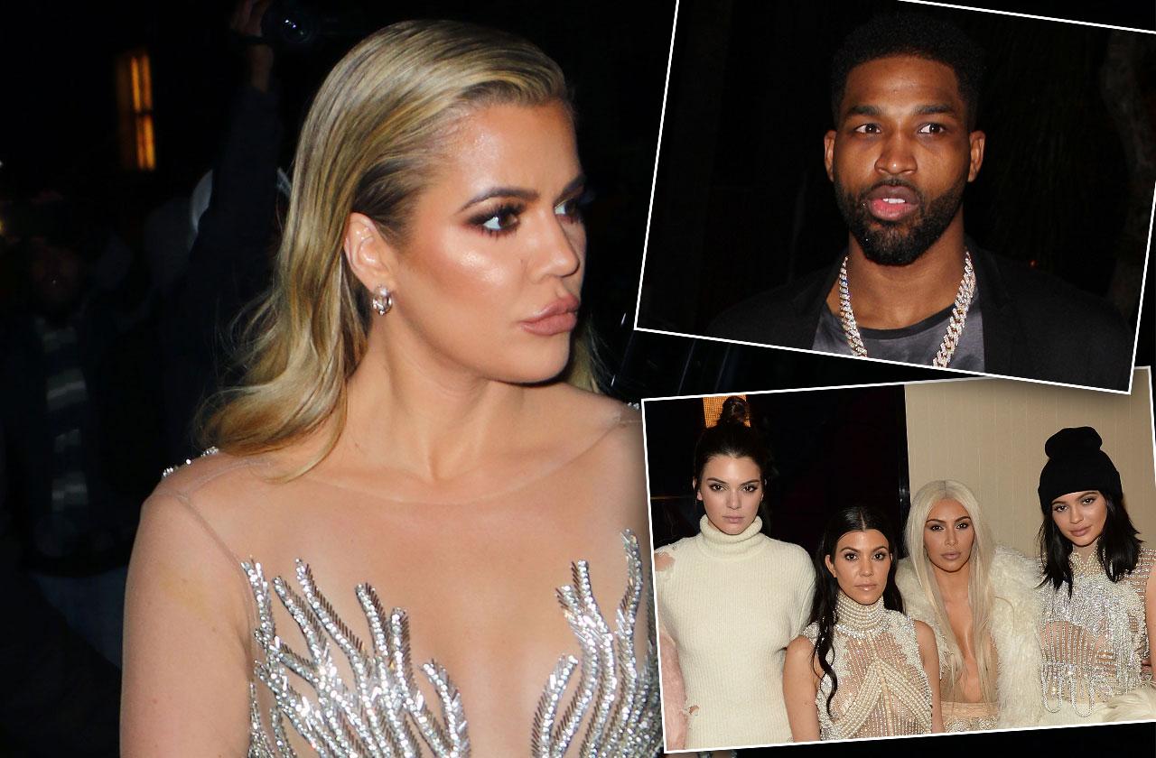 Khloe Kardashian not invited louis vuitton fashion show sisters ban tristan thompson