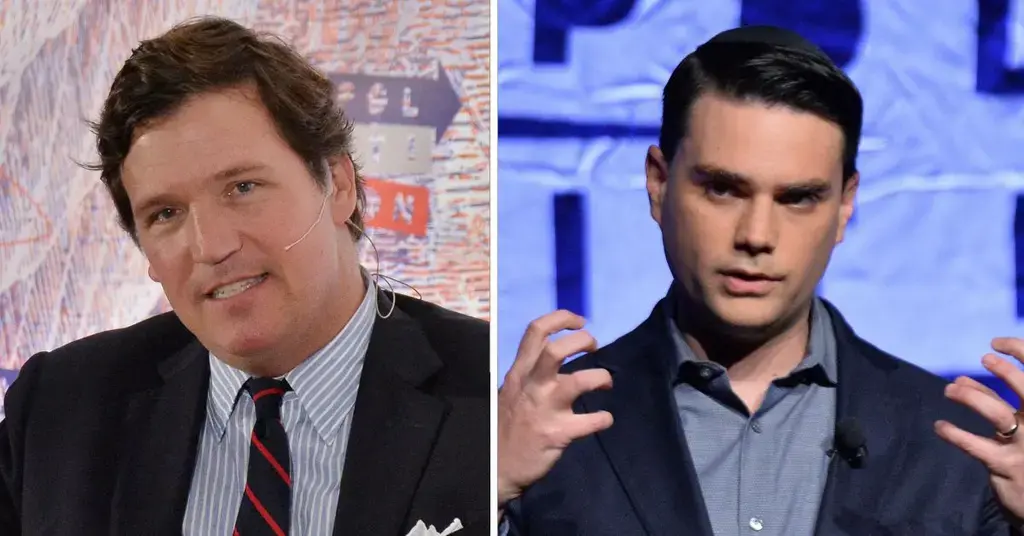 ben shapiro accuses tucker carlson of simply lying