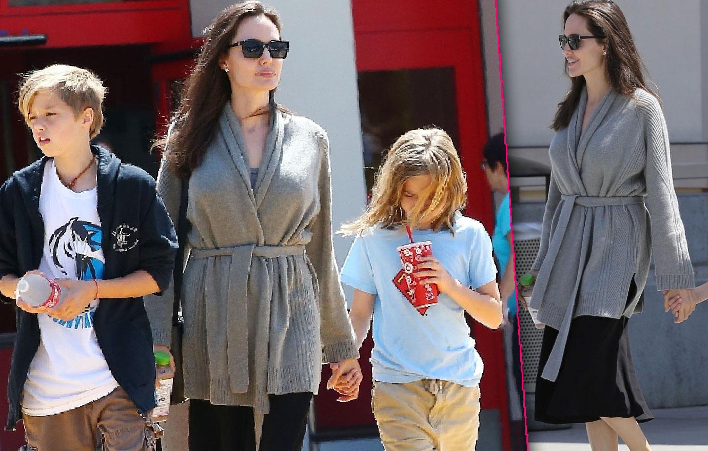 Angelina Jolie Made a Family Trip to Target High Fashion