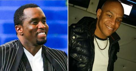 split photo of Sean Combs and Sharay Hayes