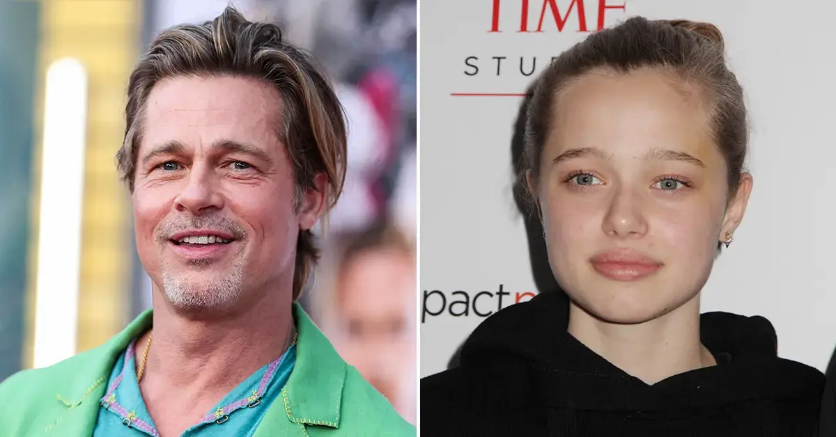 Photo of Brad Pitt, Shiloh Jolie