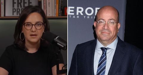 Photo of Bari Weiss and Jeff Zucker