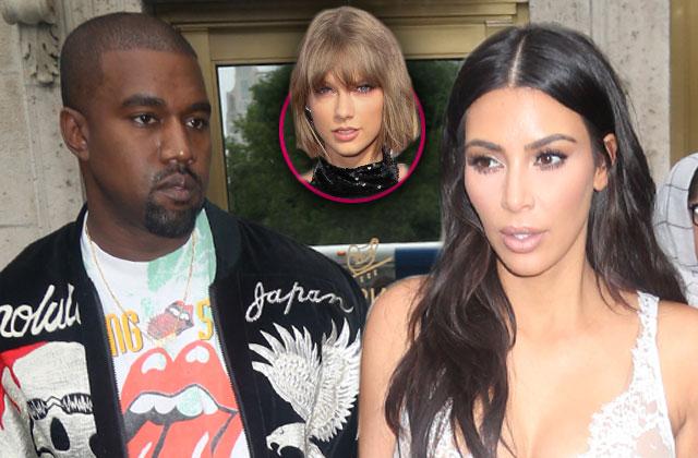 Kim Kardashian Kanye West Taylor Swift Divorce Feud