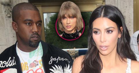 Kim Kardashian Kanye West Taylor Swift Divorce Feud