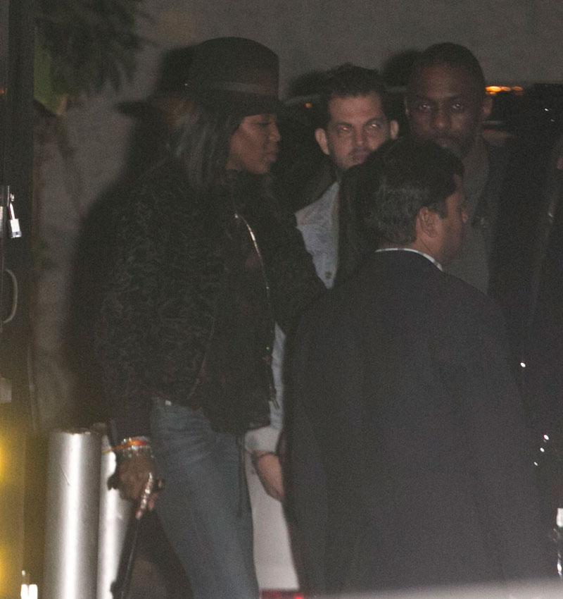 Naomi Campbell Dating Idris Elba? Photos Of Pair Leaving 1Oak Nightclub