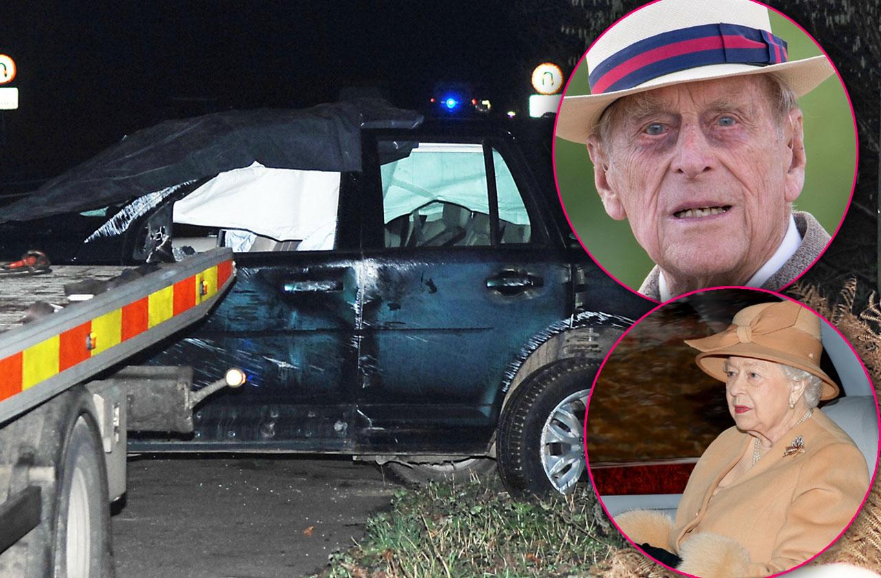 Prince Philip Involved In Scary Car Crash Collision Two