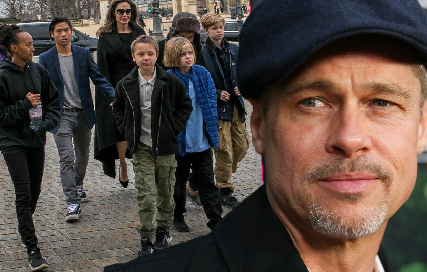 Brad Pitt Terrified Angelina Jolie Will Take Kids To England