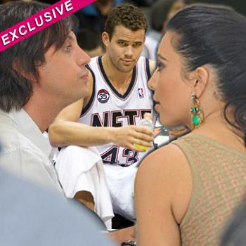 //jonathan cheban kim kardashian face kris humphries nets game splash