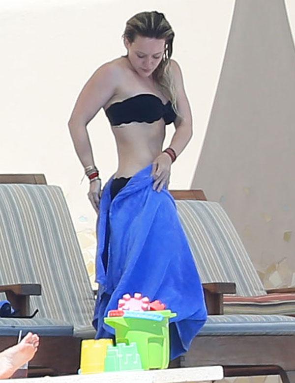 Hilary Duff Bikini Photos In Mexico