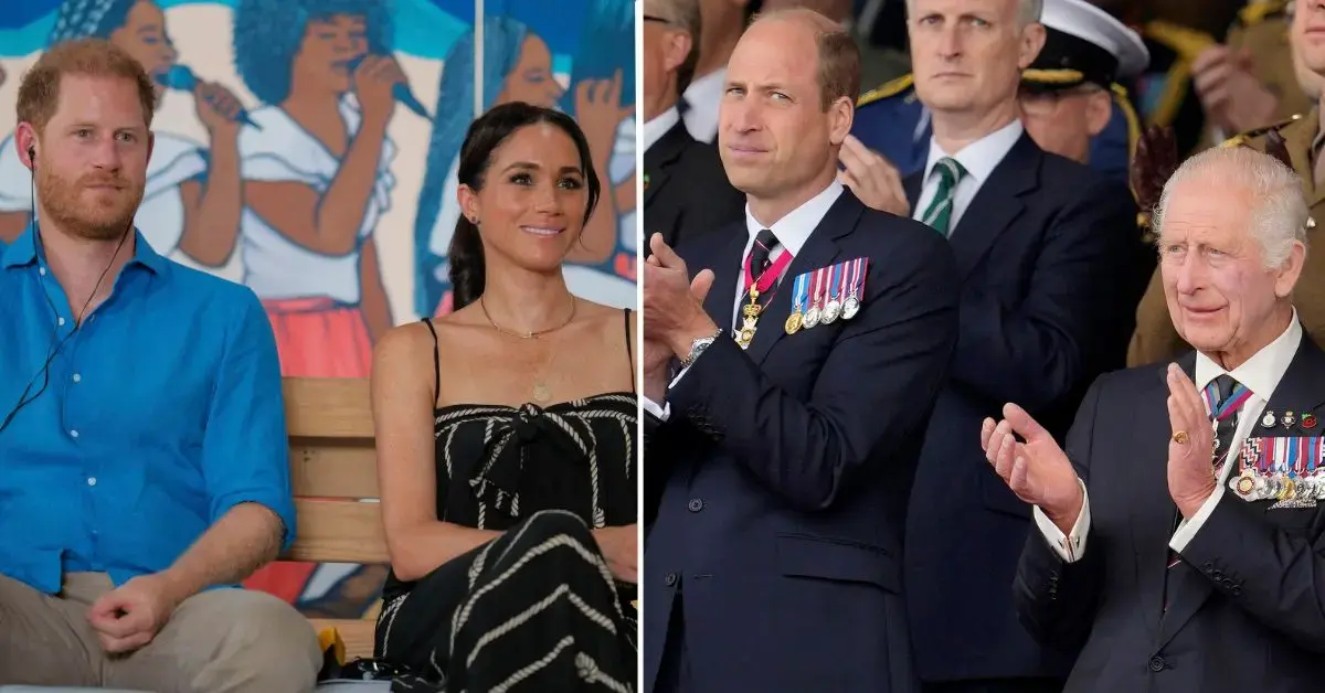 Photo of Prince Harry, Meghan Markle, Prince William and King Charles