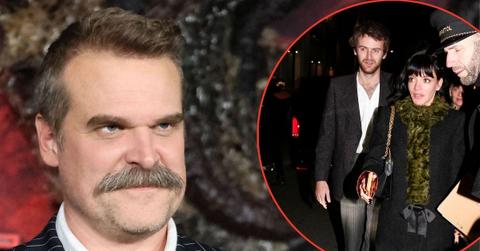 David Harbour has been simmering with jealousy as Lily Allen moves on with a new man after their split.