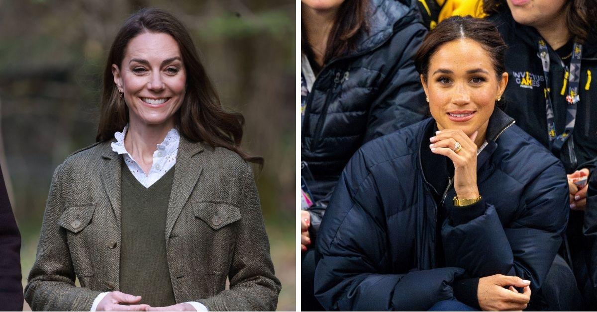 Photo of Kate Middleton and Meghan Markle
