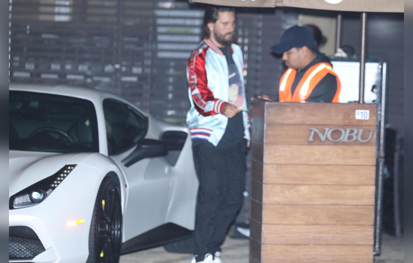 Scott Disick And Sofia Richie Leave Restaurant Date