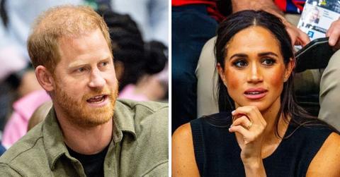 Split photos of Prince Harry and Meghan Markle