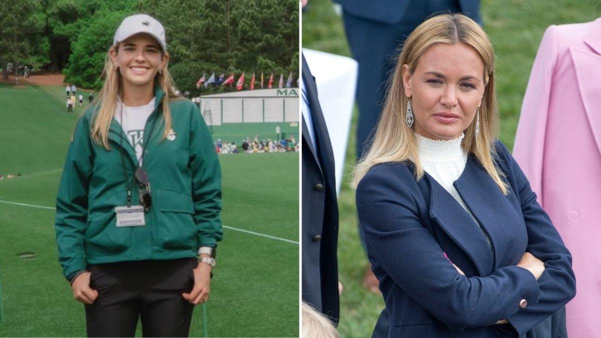 A photo of Kai Trump alongside a photo of Vanessa Trump