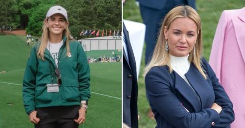 A photo of Kai Trump alongside a photo of Vanessa Trump