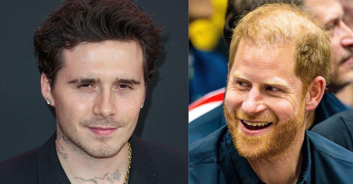 brooklyn beckham prince harry style tell all family rift