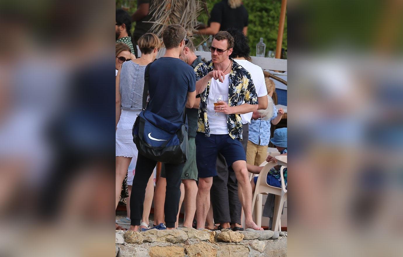 Michael Fassbender Alicia Vikander post wedding lunch