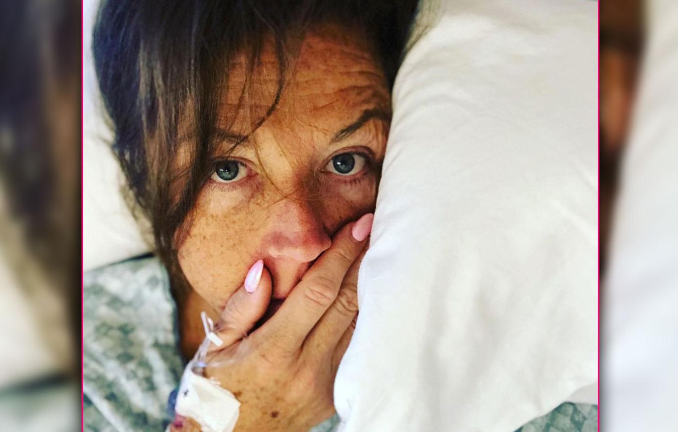 //abby lee miller posts photo lying in hospital bed non hodgkins pp