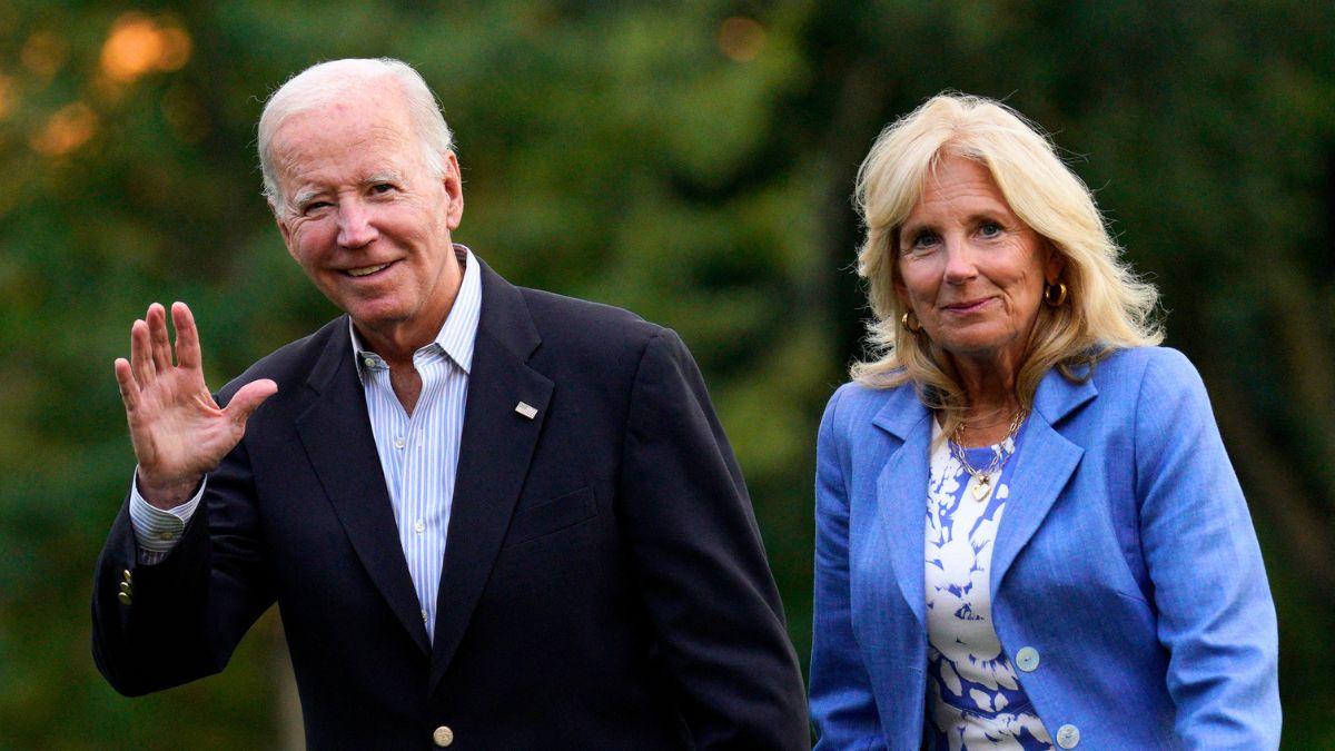 Jill and Joe Biden met on a blind date.