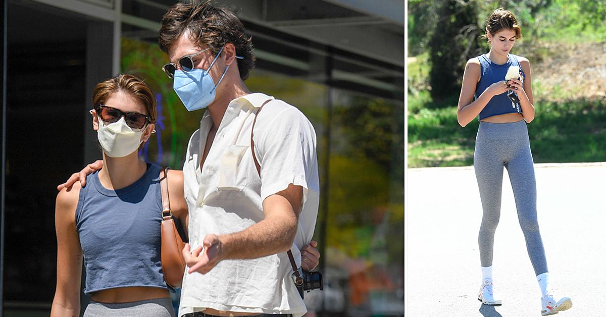 kaia gerber has lunch with jacob elordi in los feliz