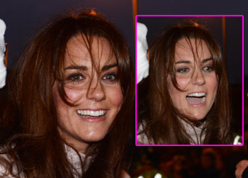 //kate middleton messy hair