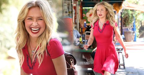 Hayden panettiere pink dress wild partying