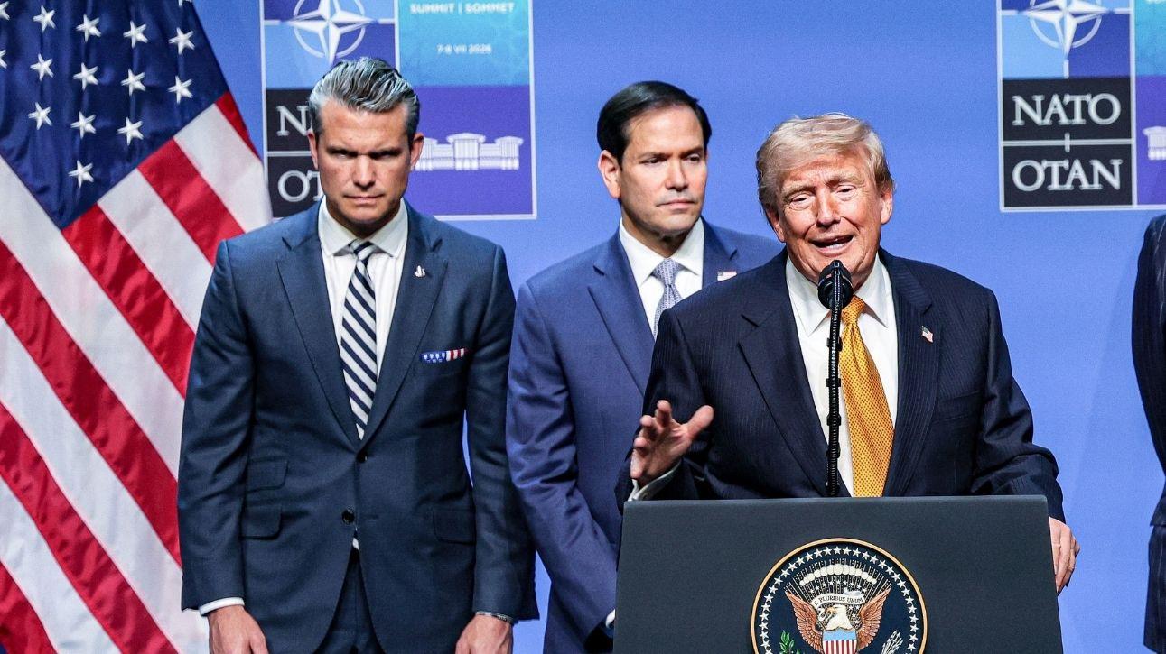 Picture of Pete Hegseth, Donald Trump and Marco Rubio
