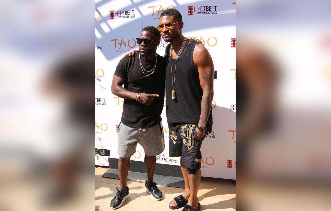 Kevin Hart Hangs Out With Usher During Herpes Scandal