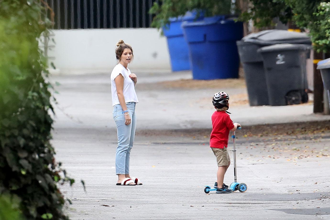 Katherine Schwarzenegger With Chris Pratt’s Son Jack