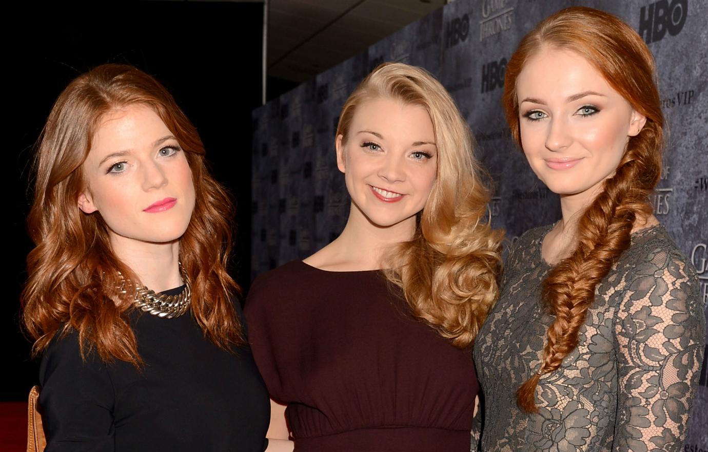 Rose Leslie, Natalie Dormer and Sophie Turner attended HBO's 'Game Of Thrones' Season 3 Seattle Premiere on March 21, 2013 in Seattle, Washington.