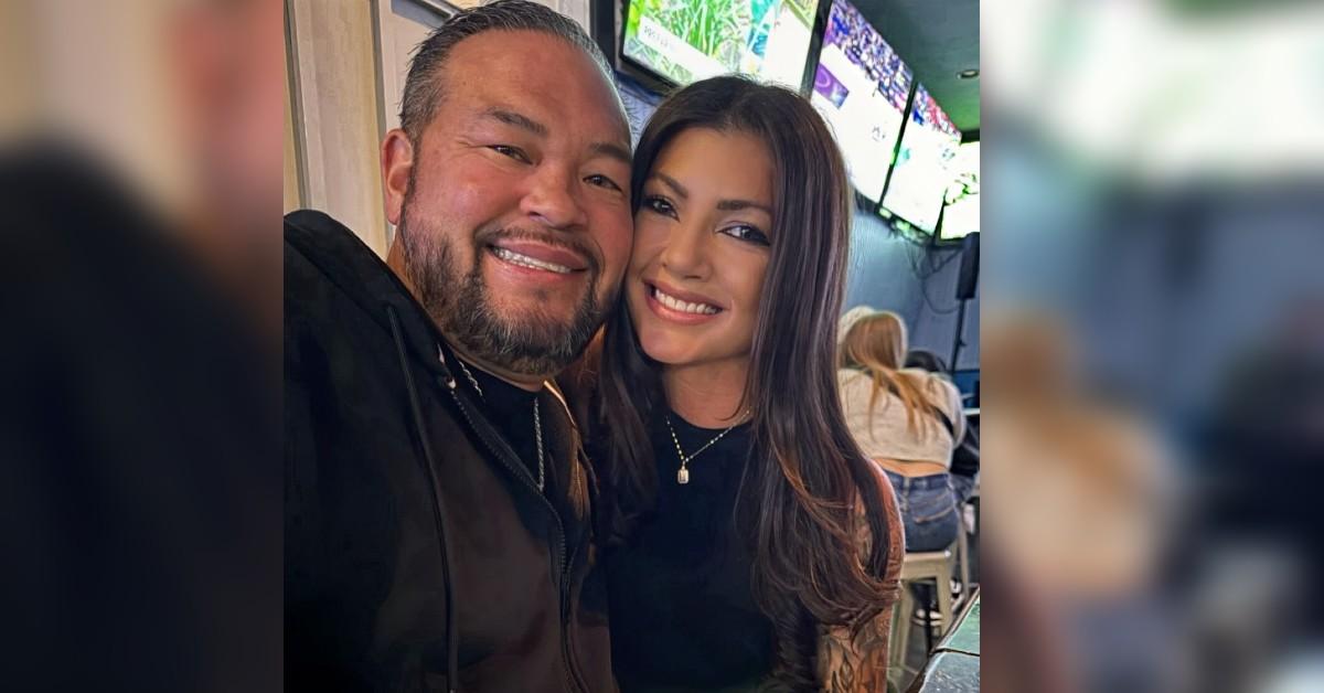 Photo of Jon Gosselin and Stephanie Lebo smiling.