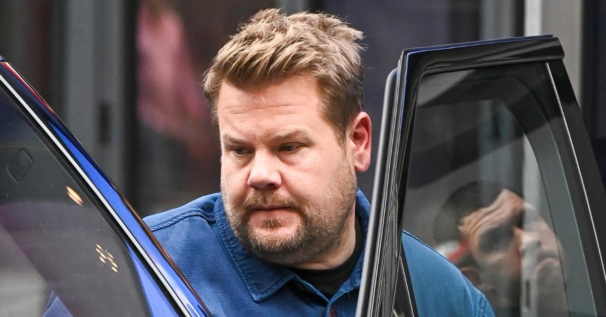 james corden swears at fellow biker pp