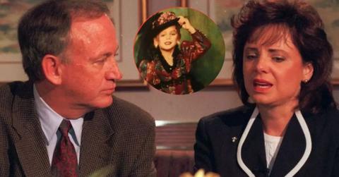Composite photo of John, JonBenét and Patsy Ramsey