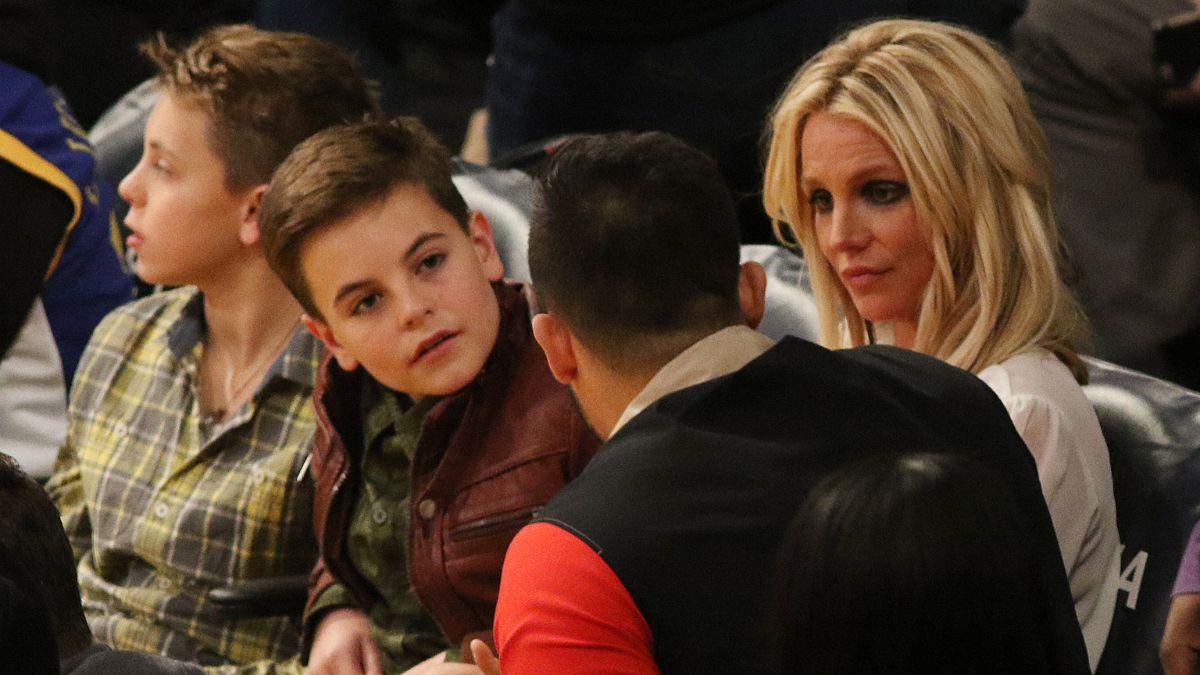 Photo of Britney Spears and sons