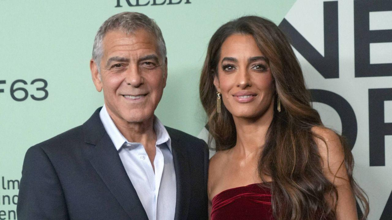 picture of George Clooney and Amal Clooney