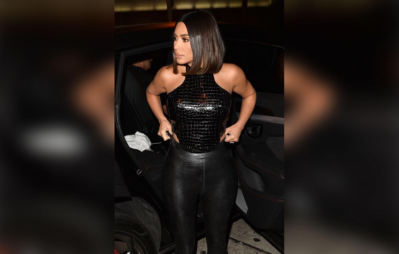 Kourtney Kardashian Wears Bra To Party With Luka Sabbat